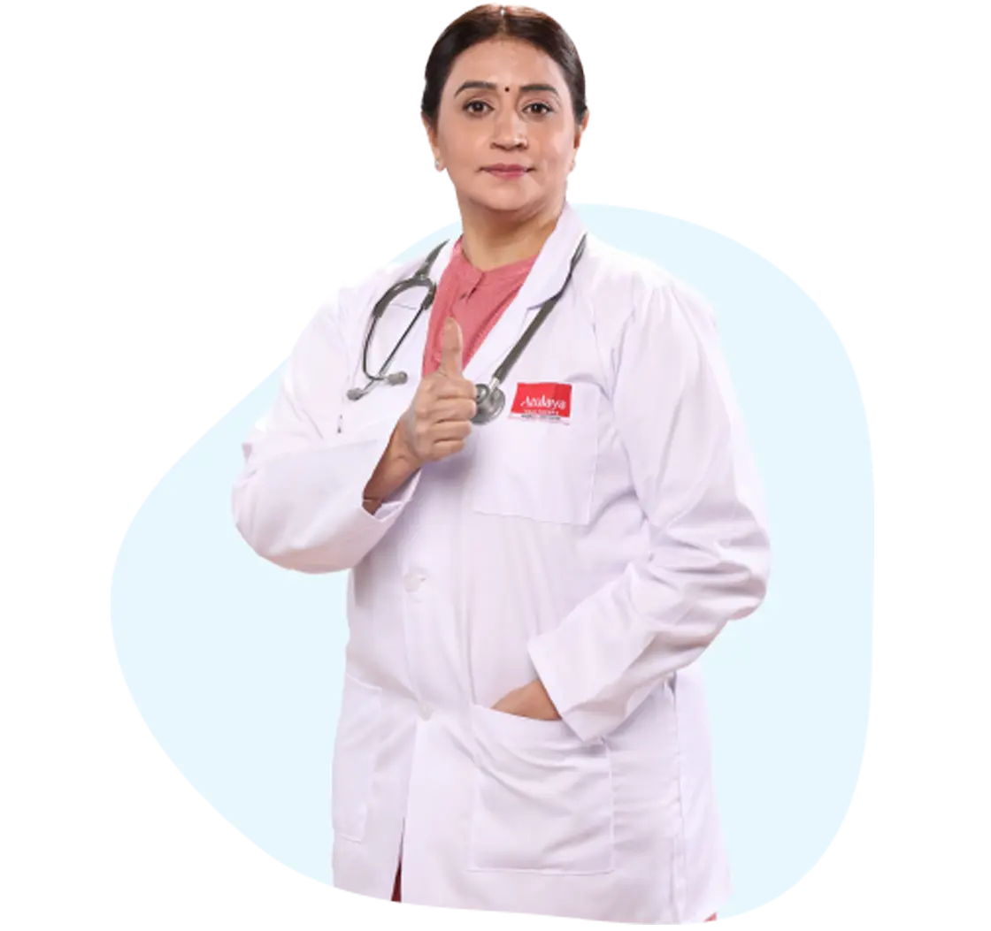 Doctor explaining diagnostic procedures at Atulaya Healthcare